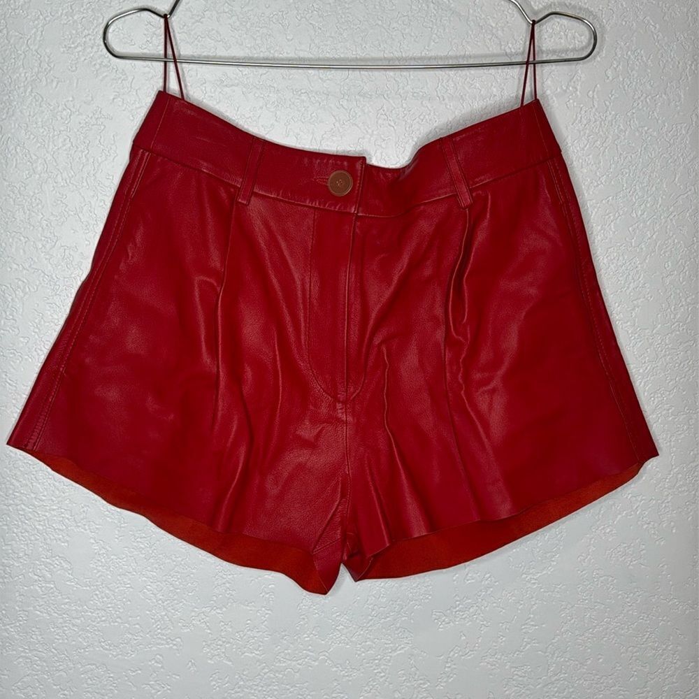 NWT Forte Forte NAPPA SHORTS - LIPS Red Large Size 3/ Large - Picture 2 of 15